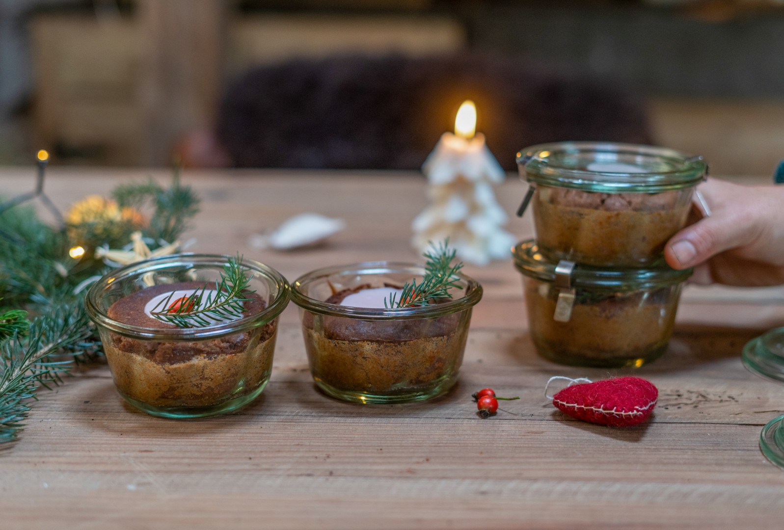Glühweinkuchen im Glas