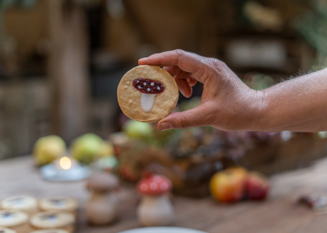 Butterkeks mit FLiegenpilz