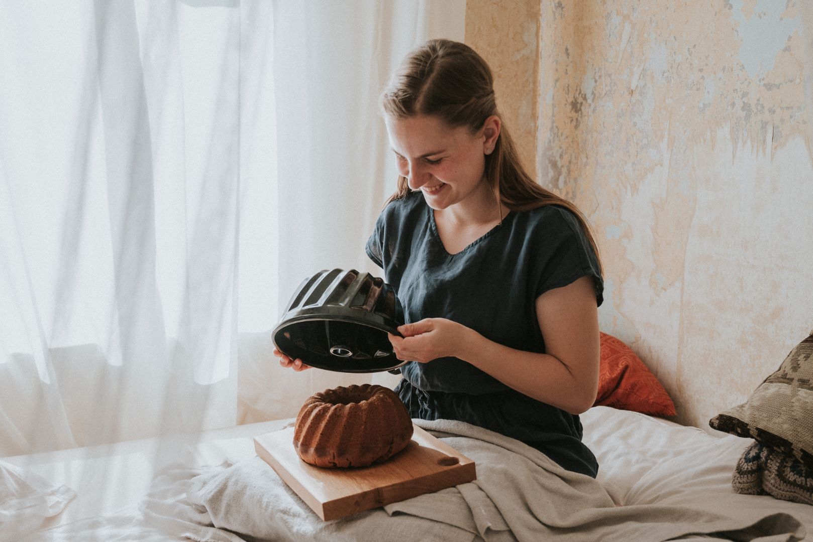 Riess Emaille Gugelhupf Schokolade