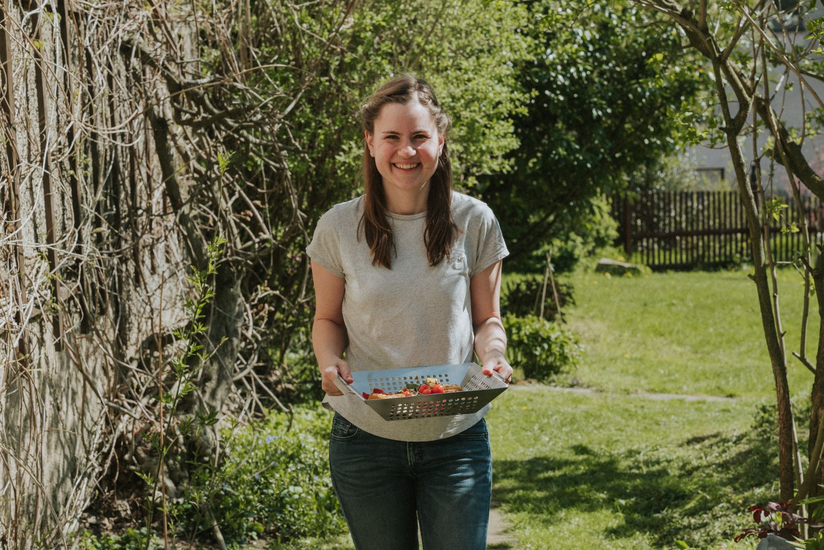 Wiederverwendbare Grillschale