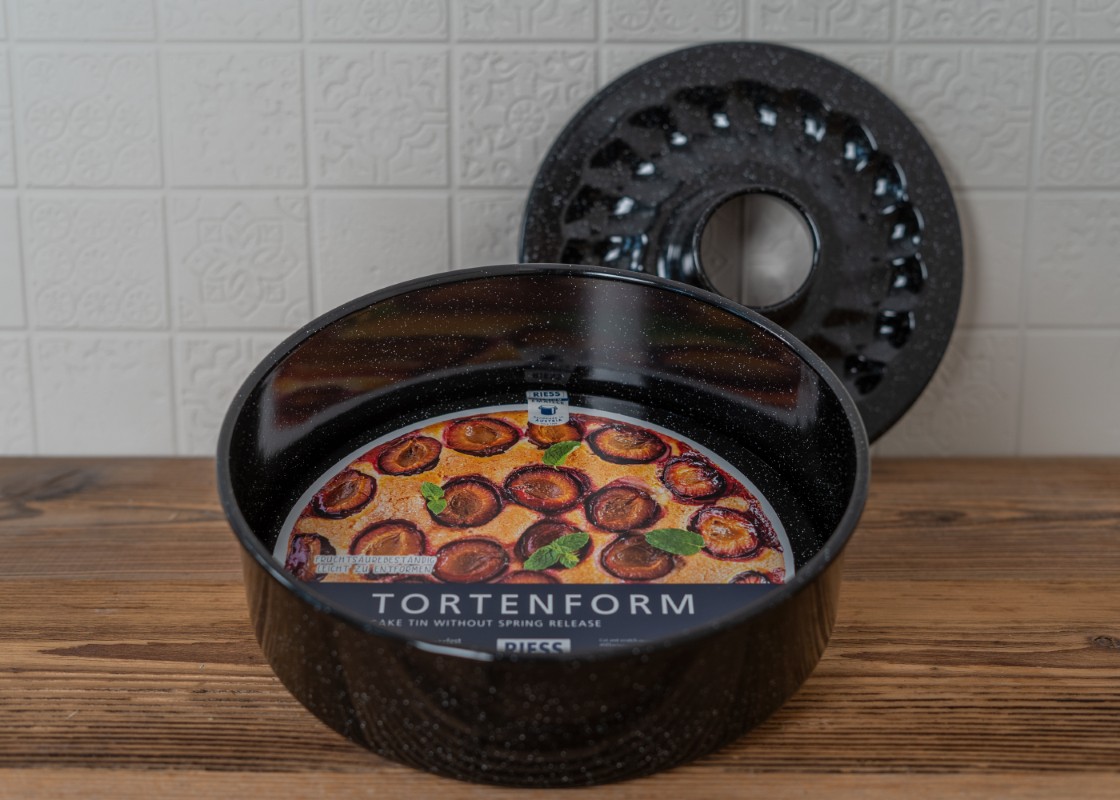Riess Tortenform mit Rohrboden, 26 cm - 3-teilig 