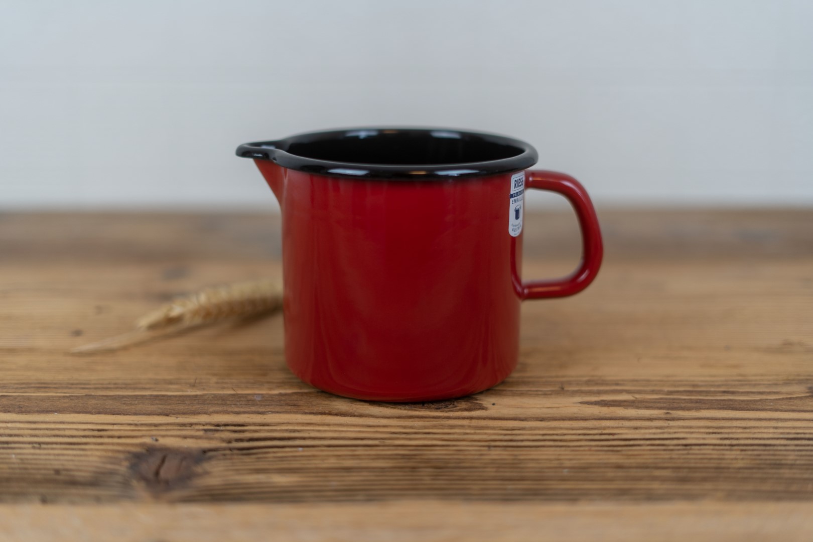 Roter Schnabeltopf Riess Emaille
