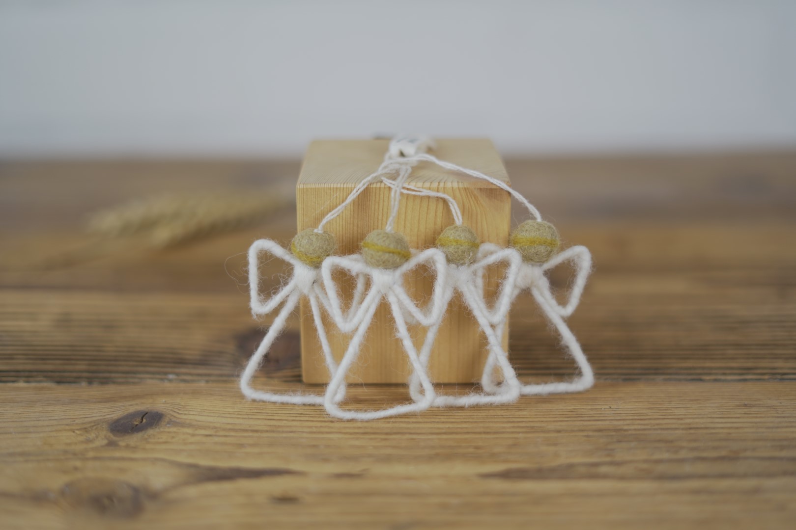 Anhänger Tannenbaum: Filzengel