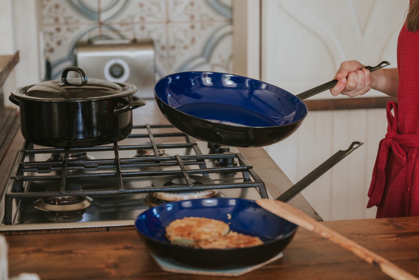 Bauernpfanne Riess mit Gemüseschnitzel