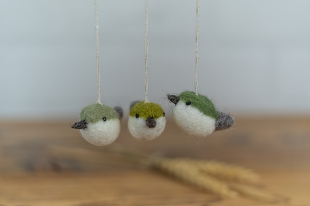 Anhänger Vögel aus Filz