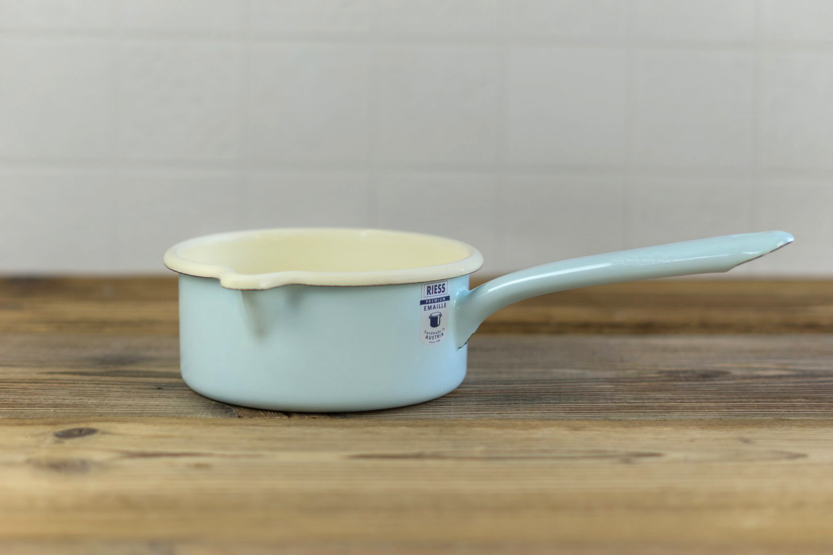 Stieltopf Riess Emaille