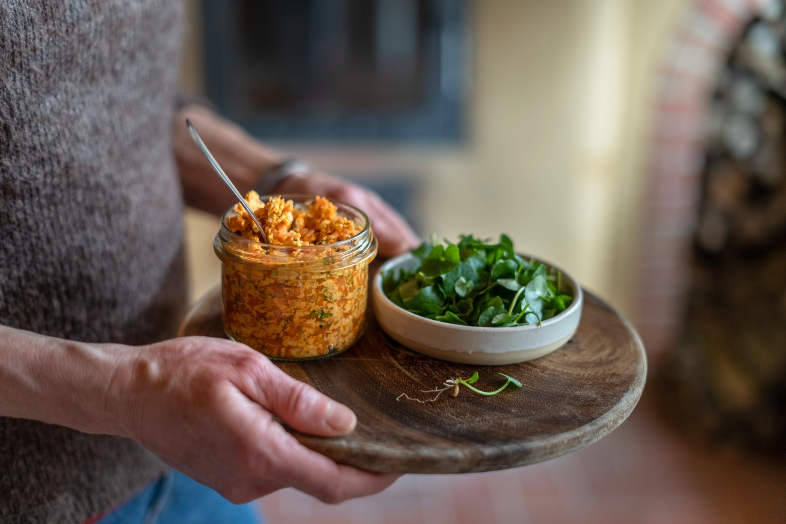 Schabockskraut als Möhrenbutter