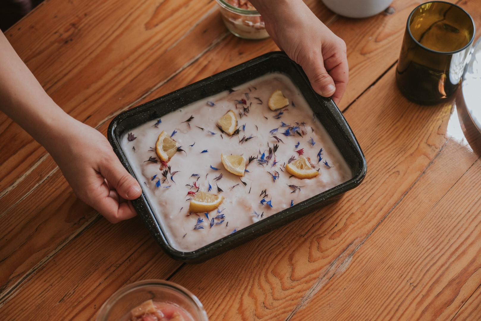 Emaille Backform Mini Riess Minibackofenform