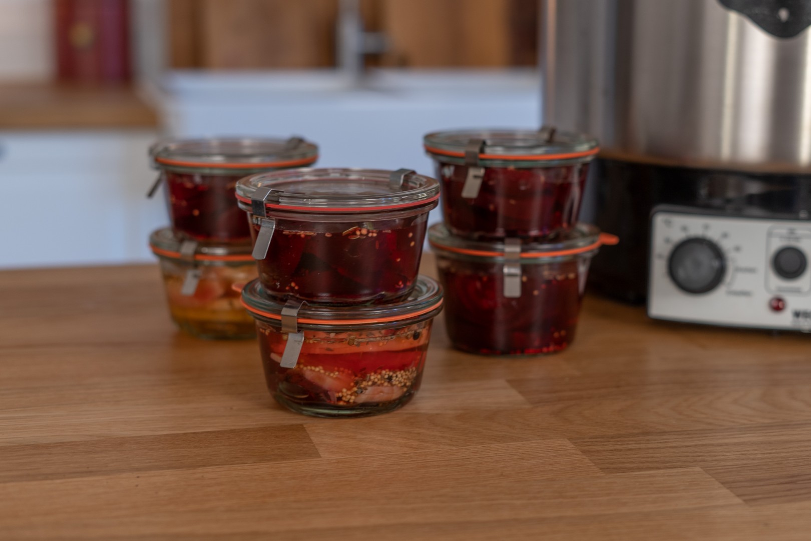 Rote Bete im Weck Glas