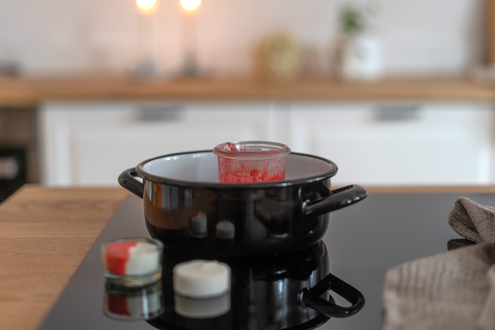 Kerzen anstatt Feuerwerk