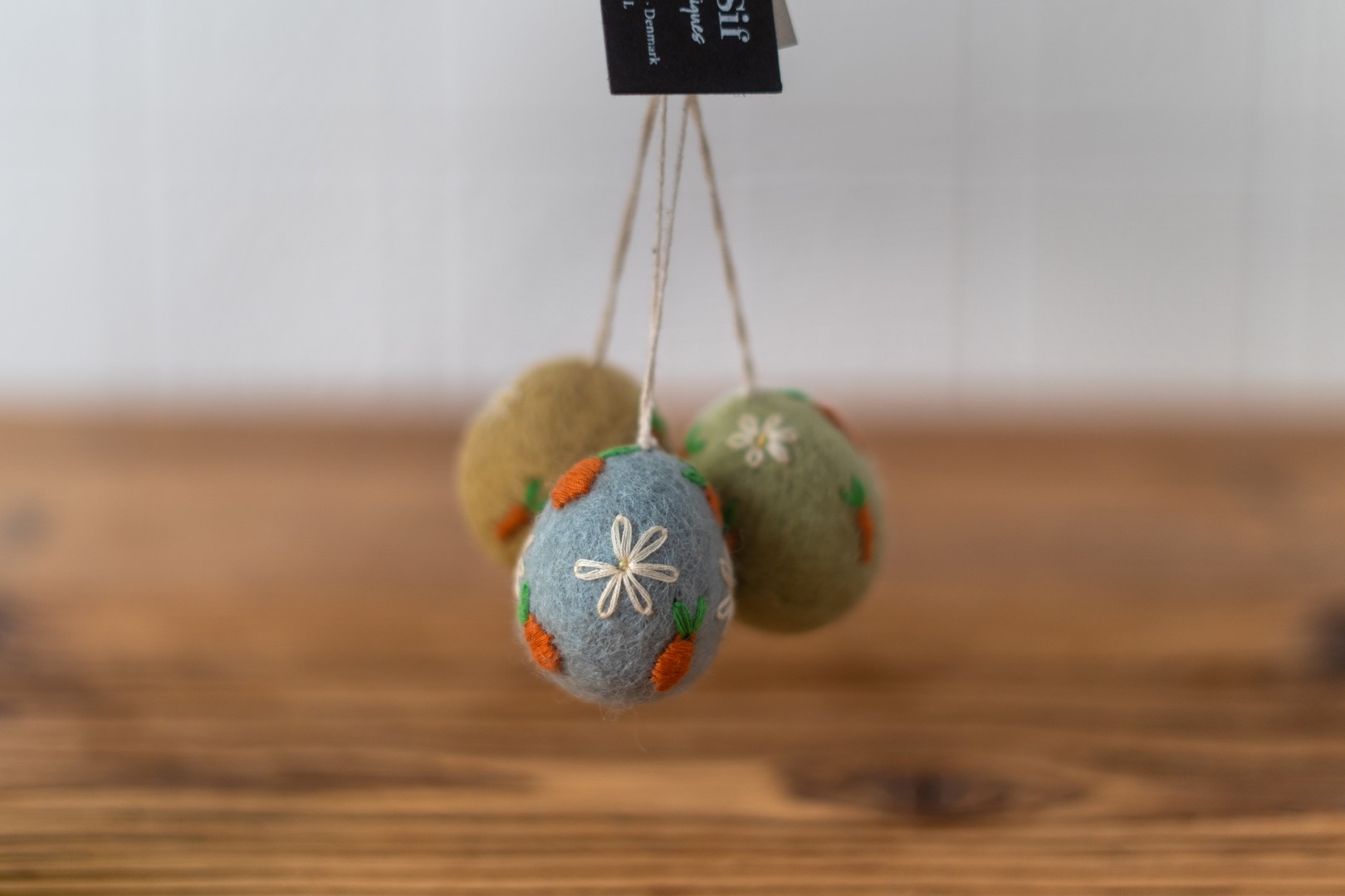 Gry & Sif bestickte Filz Eier