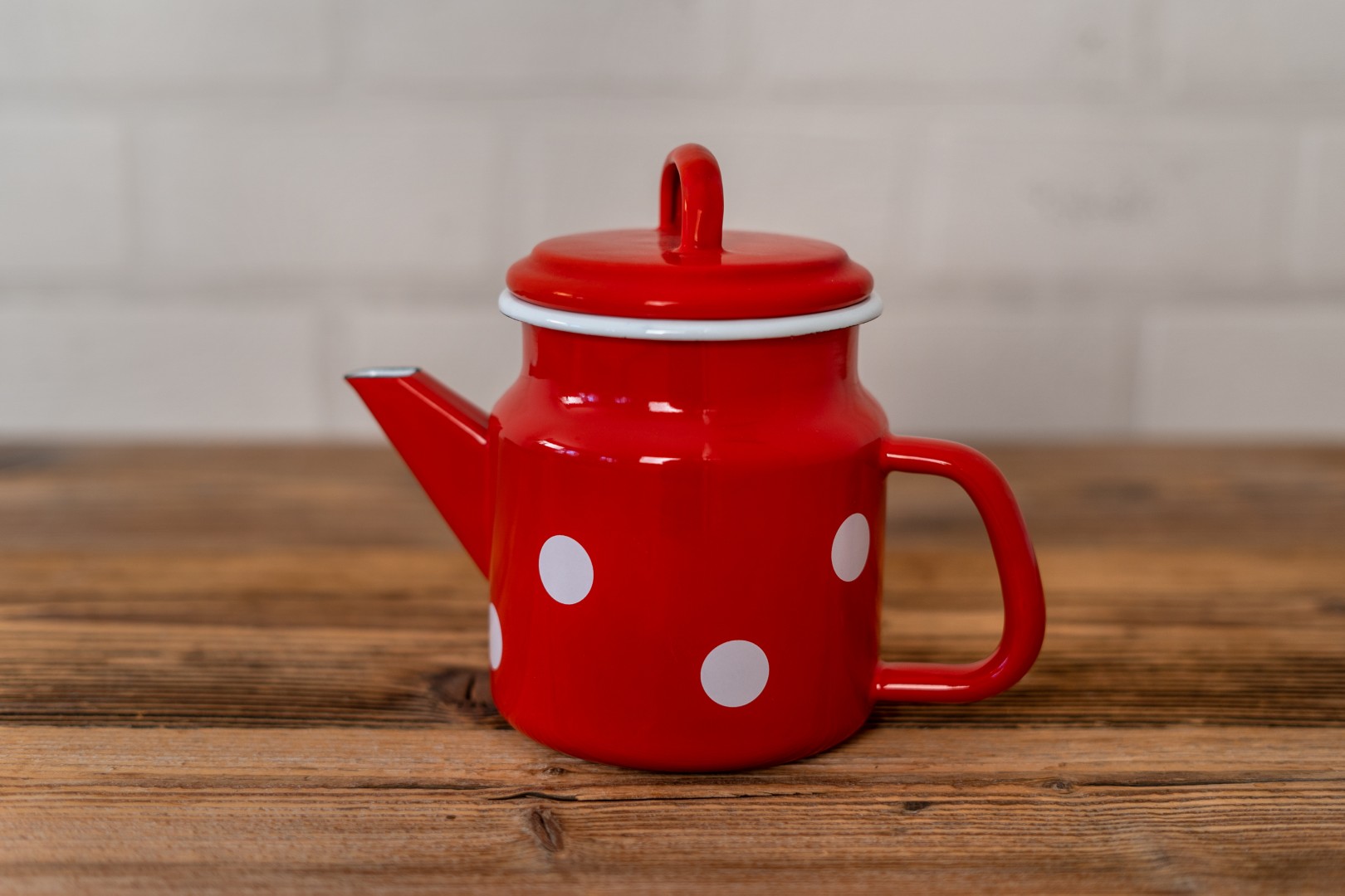 Münder Email Teekanne