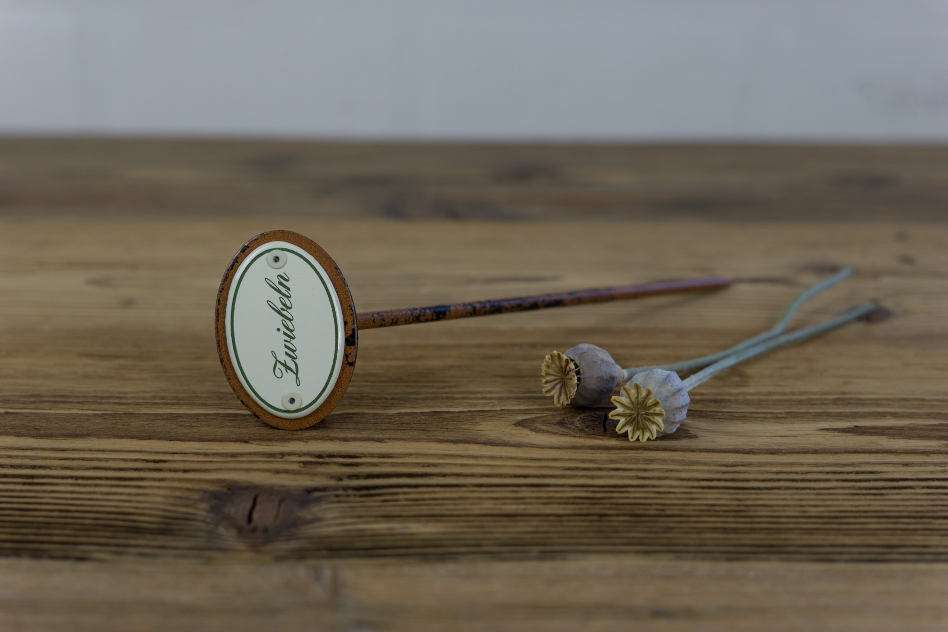 Emaillestecker Garten