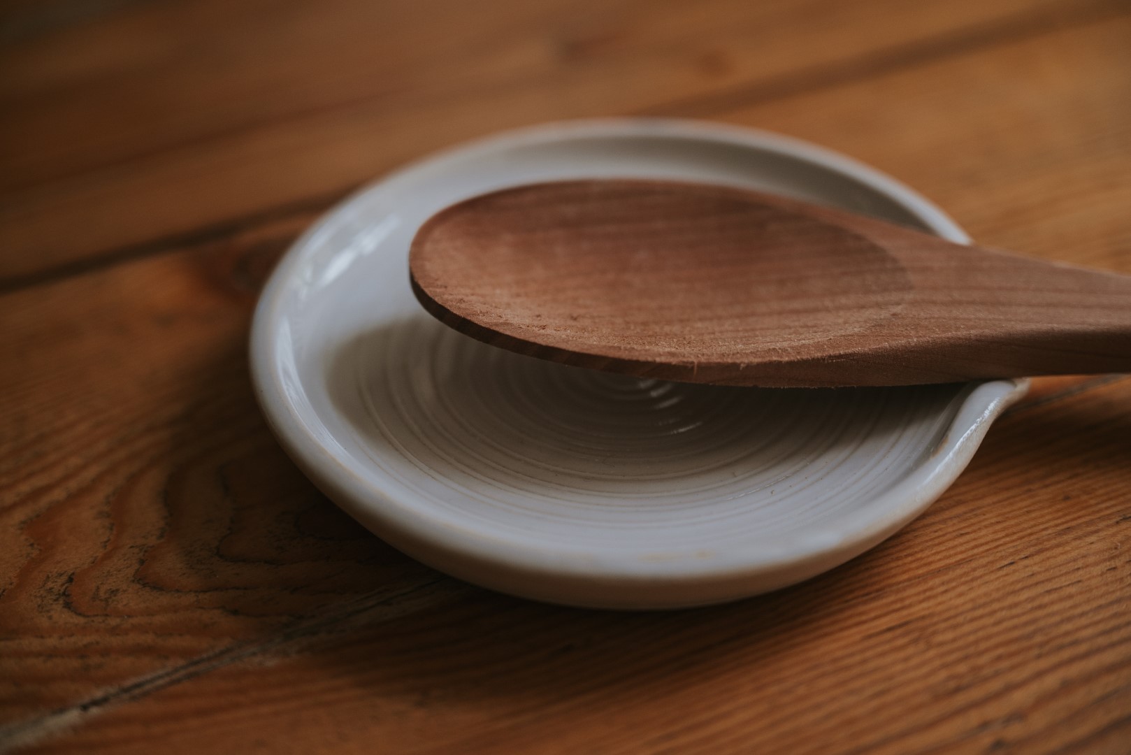 Keramik Löffelablage weiß