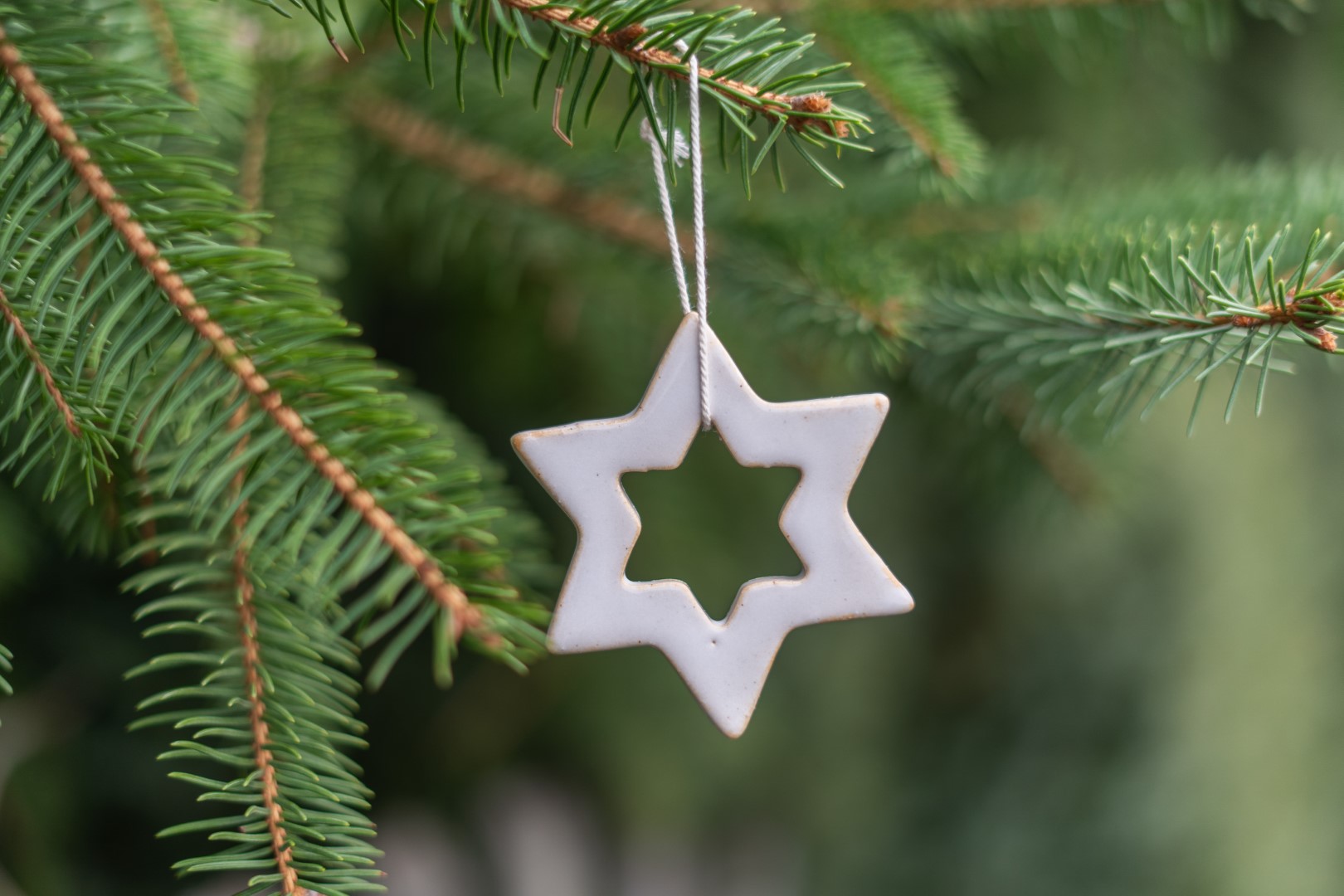 Keramikanhänger für Weihnachten