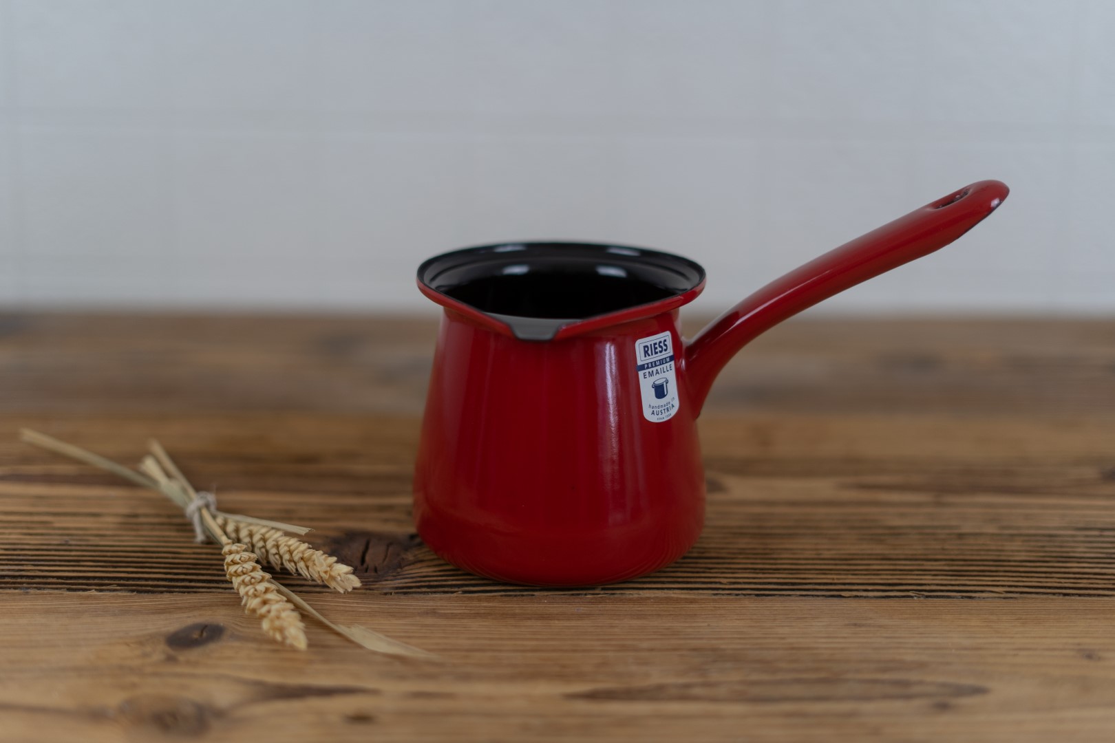 Emaille Kaffeekocher für Lagerfeuer