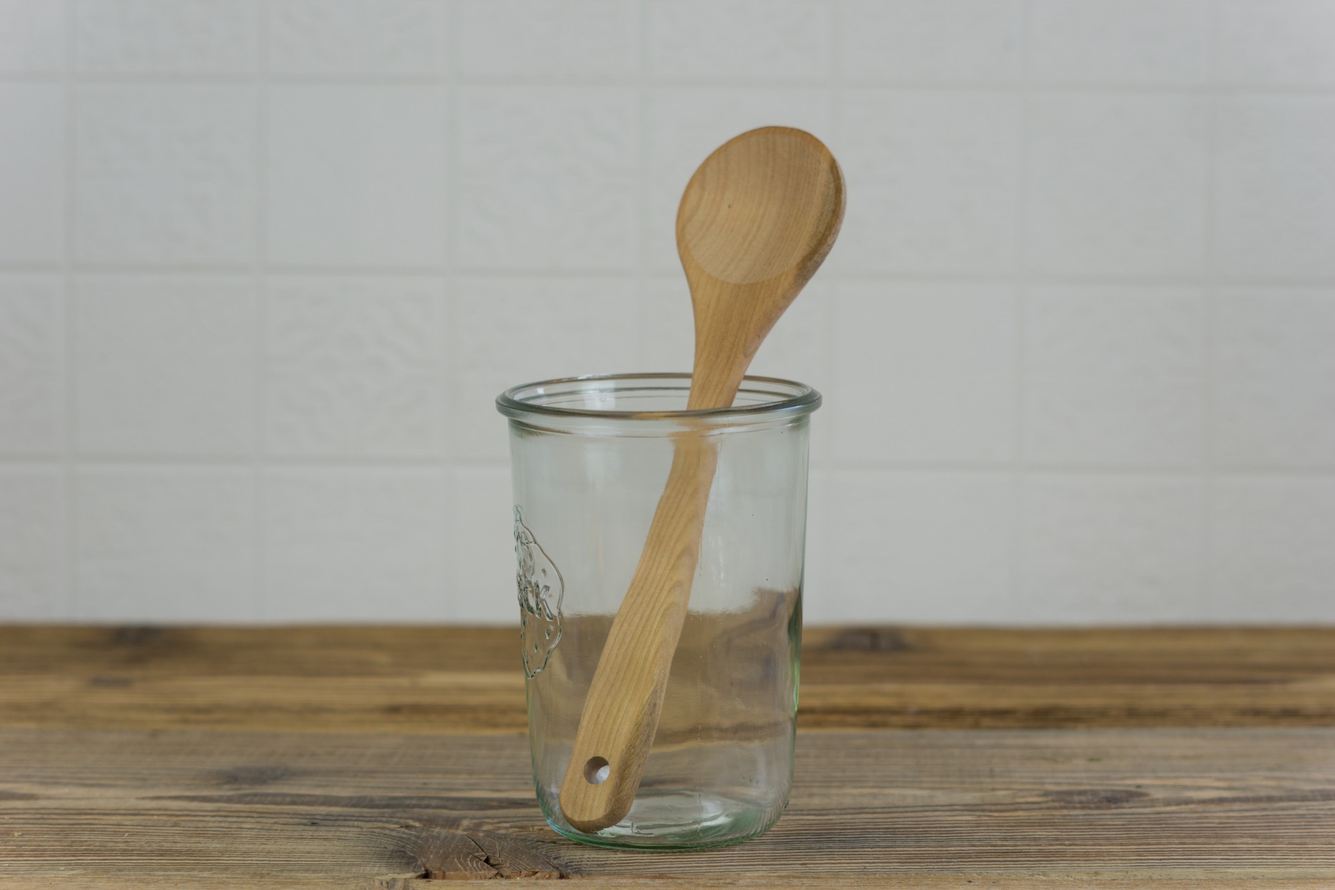 Kochlöffel rund aus Kirschholz