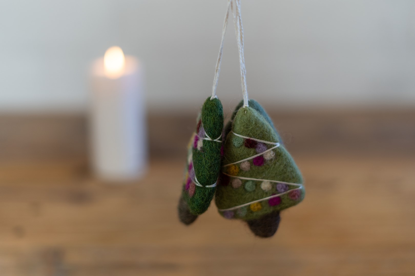 Set Filz Tannenbäume