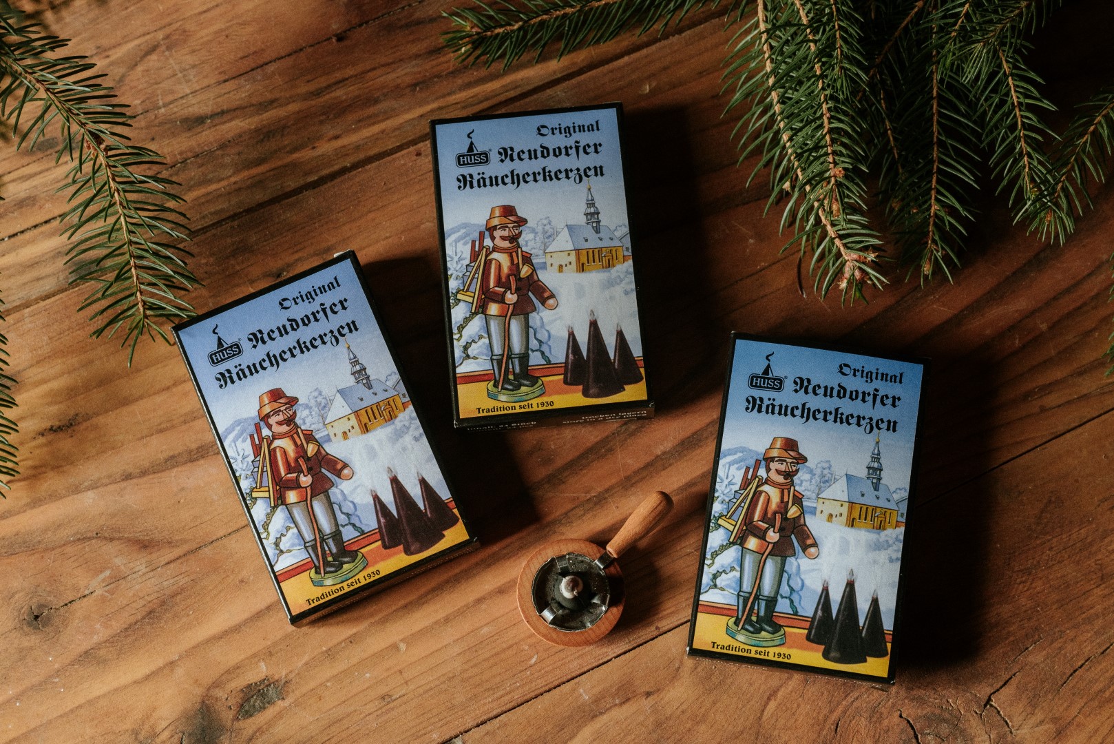 Räucherkerzen für Weihnachten und Sommer