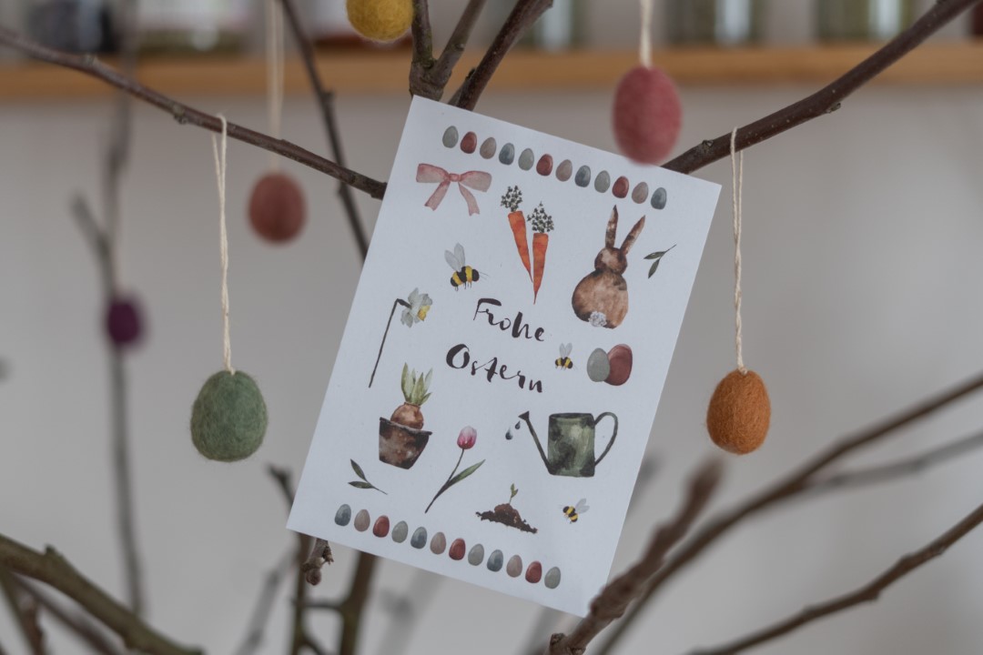Ostern Recyclingkarte