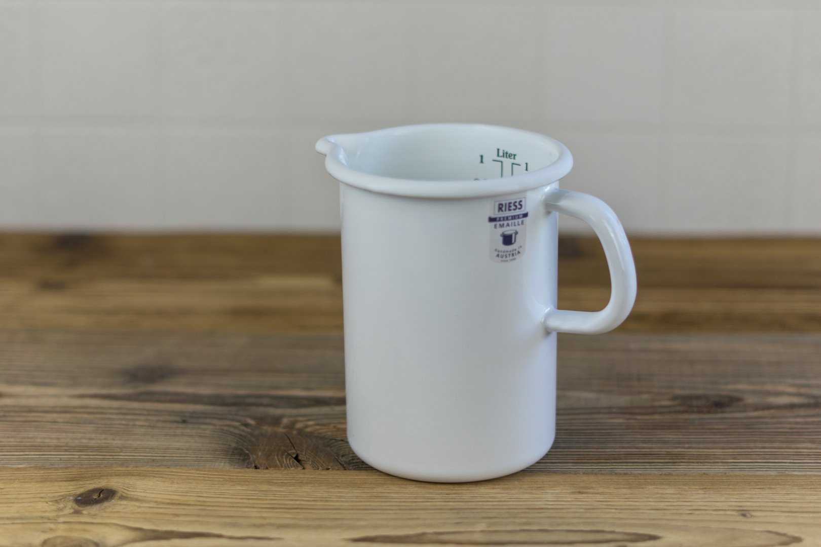 Messbecher 1 Liter Emaille