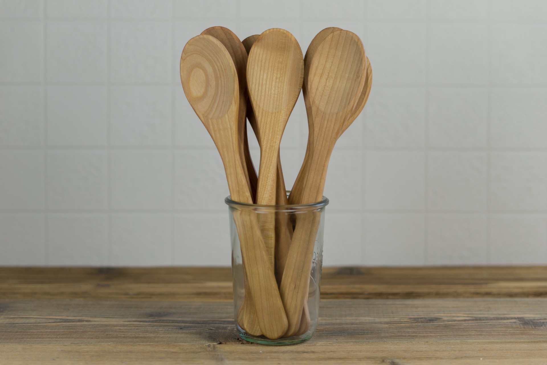 Großer Kochlöffel aus Holz