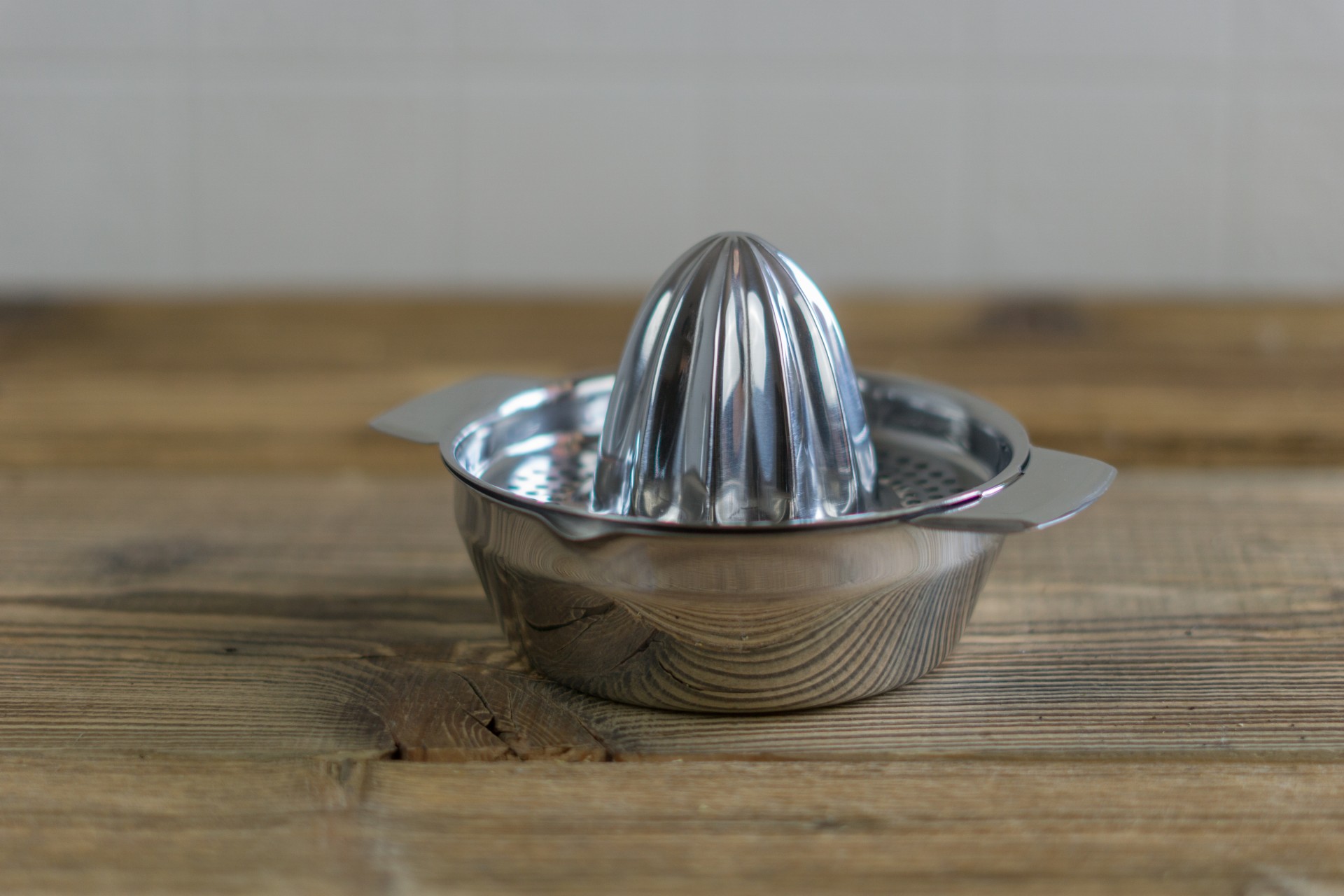 Zitruspresse 2 teilig aus Edelstahl