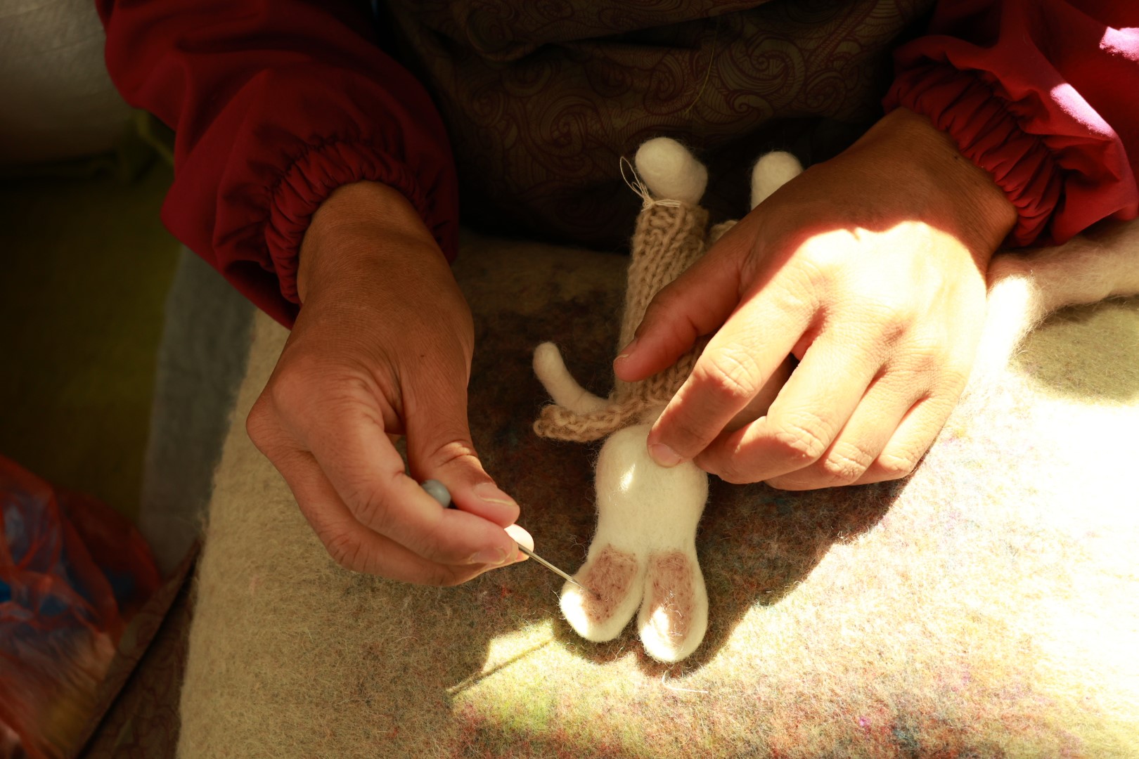 Gry & Sif gefilzten Osterhasen