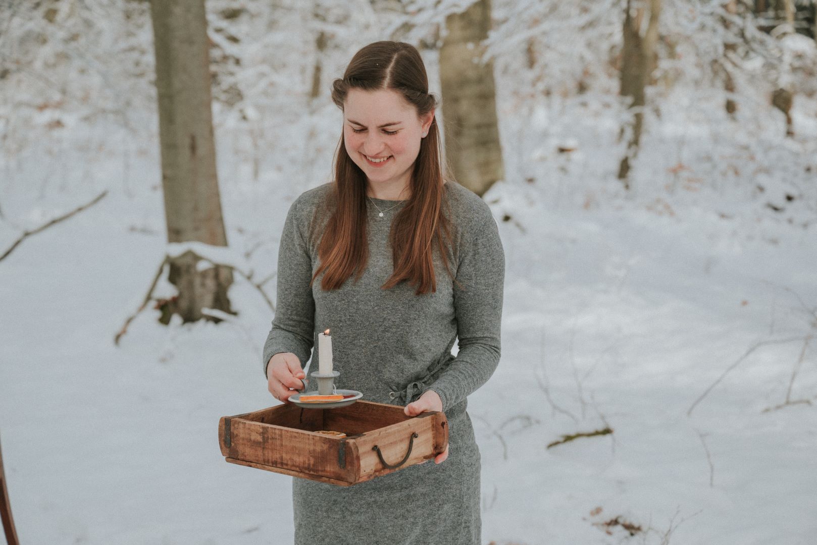 Winterliche Landdeko