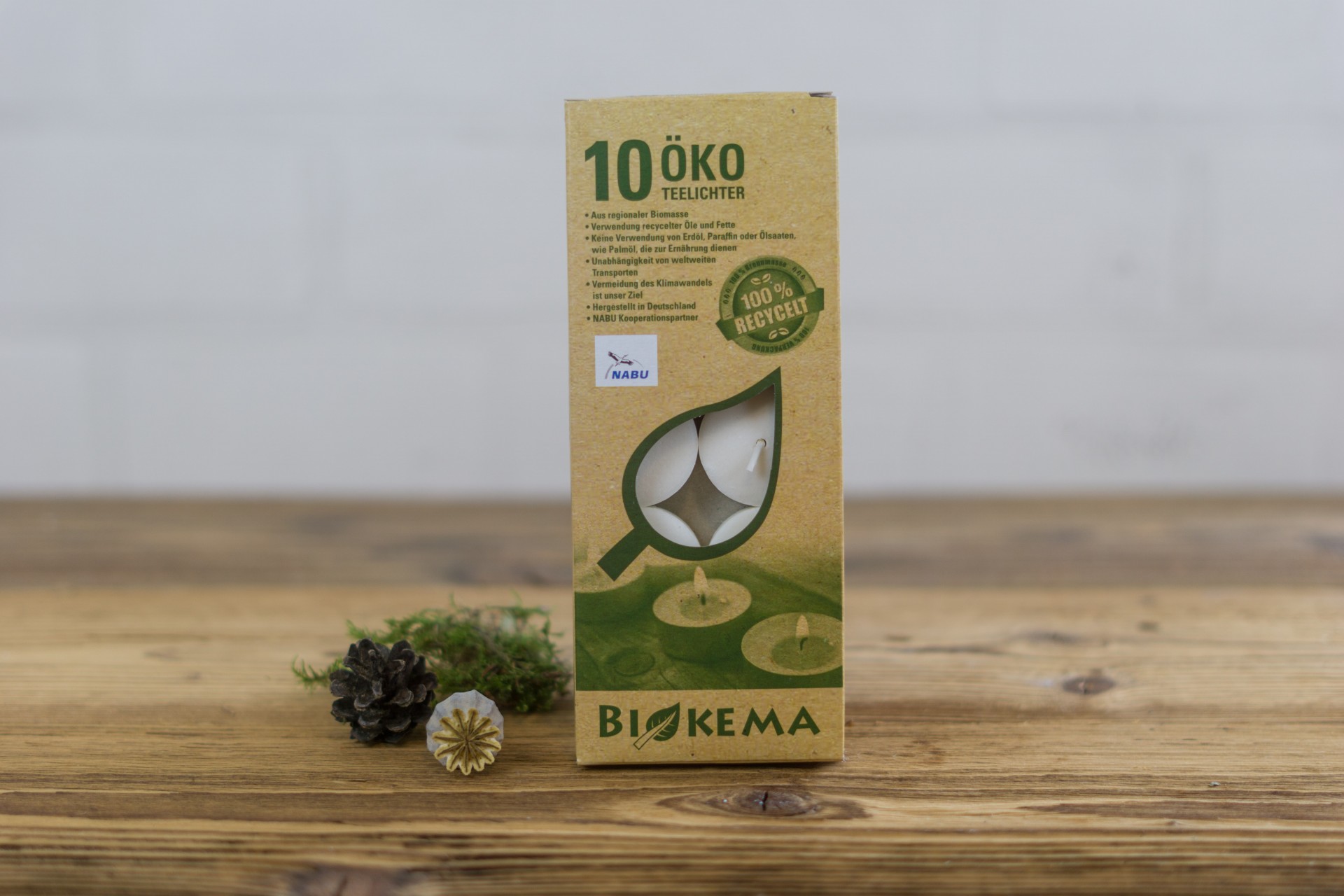 Teelichter Biokema Set