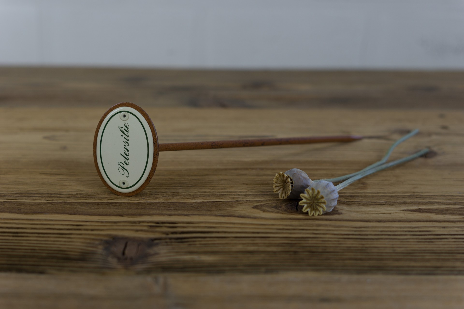 Petersilie Kräuterstecker Emaille