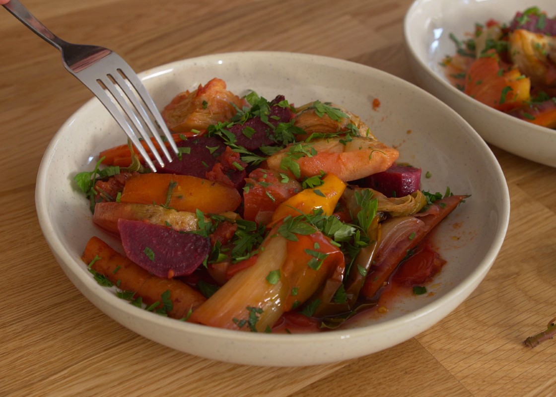 Kochen mit Lorbeer Gemüse
