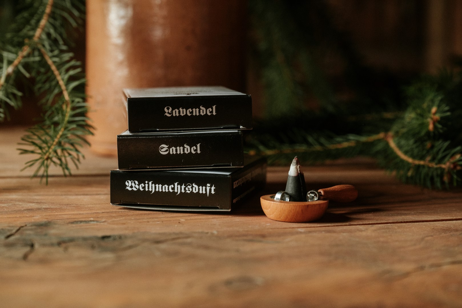 Räucherkerzen Sandel / Weihnachtsduft / Lavendel