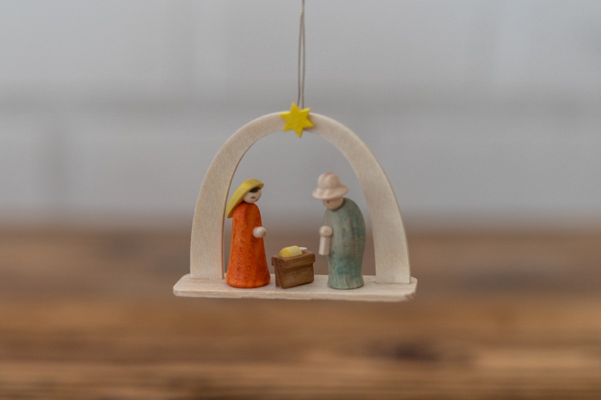 Maria und Joseph Krippe Anhänger
