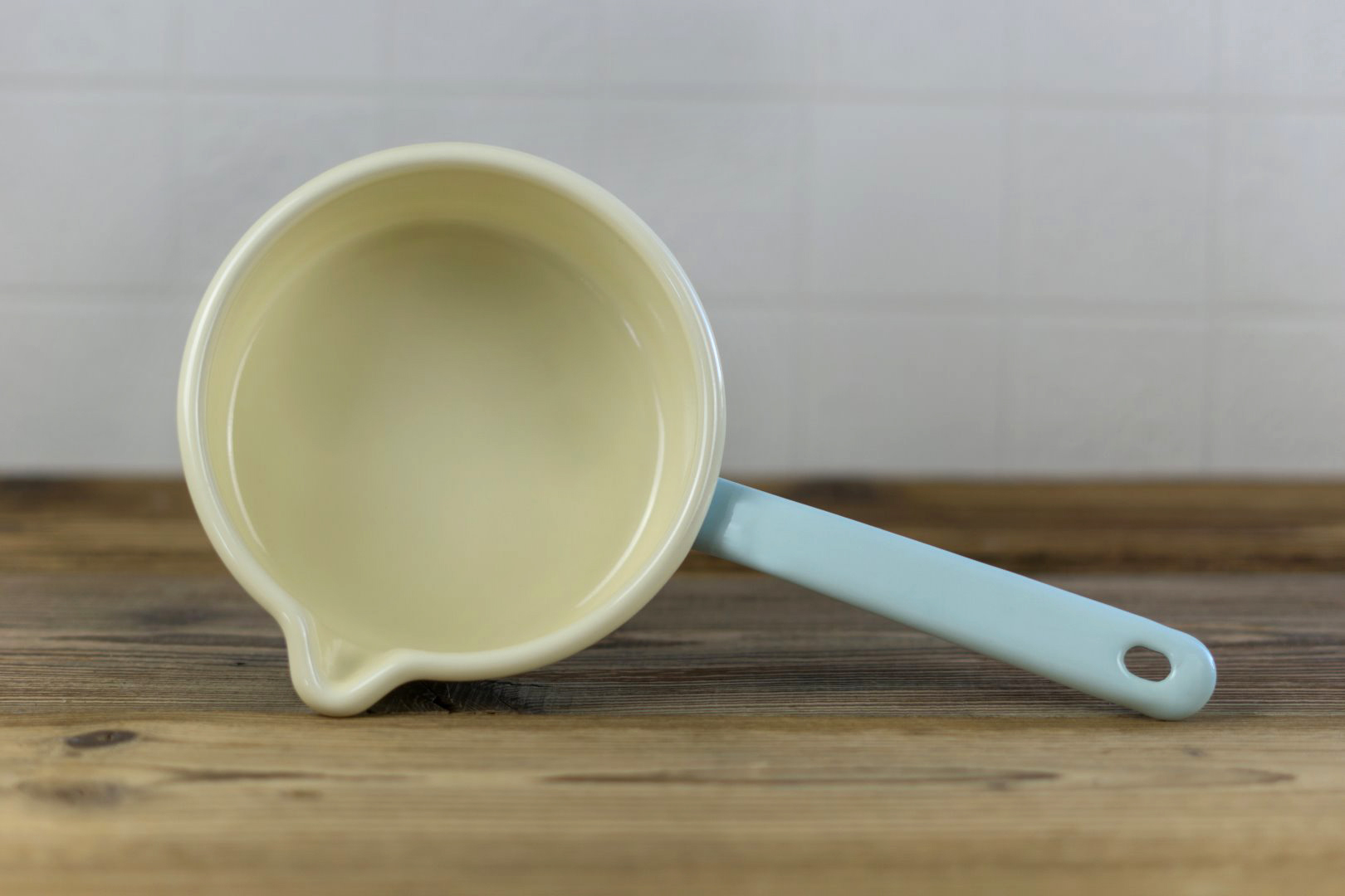 Riess Emaille Stielkasserolle