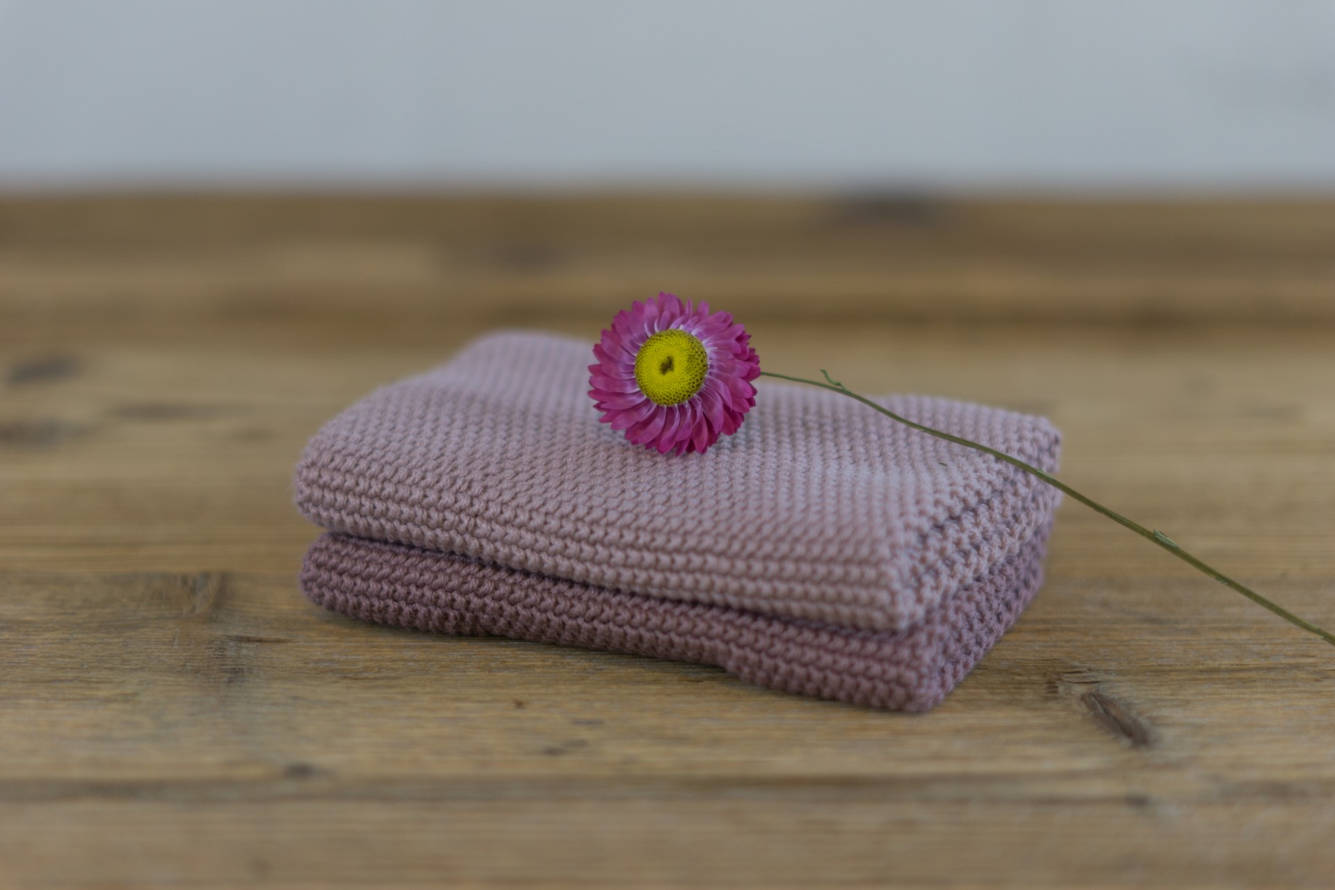 Gestrickte Haushaltstücher Bio-Baumwolle