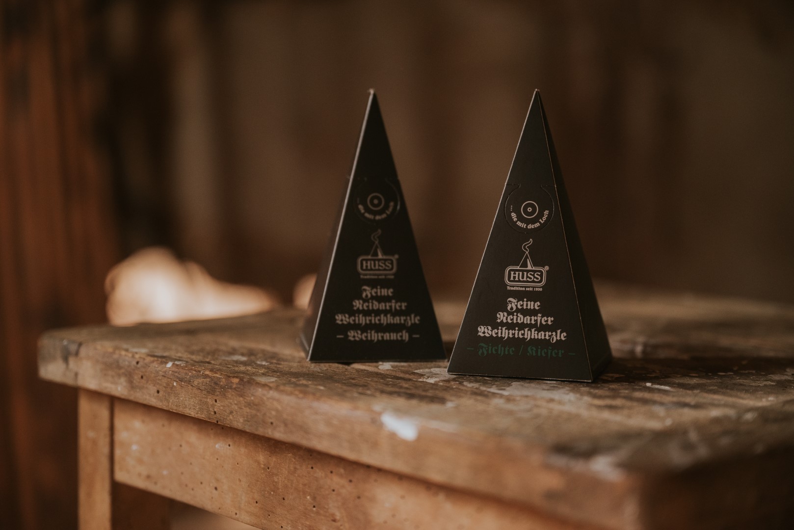 Räucherkerzen Weihrauch und Fichte