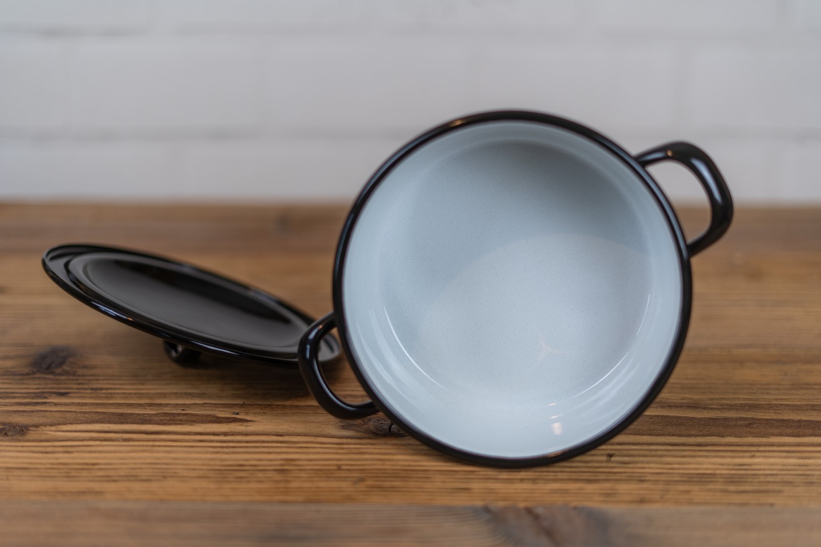 Kleiner Riess Emaille Topf