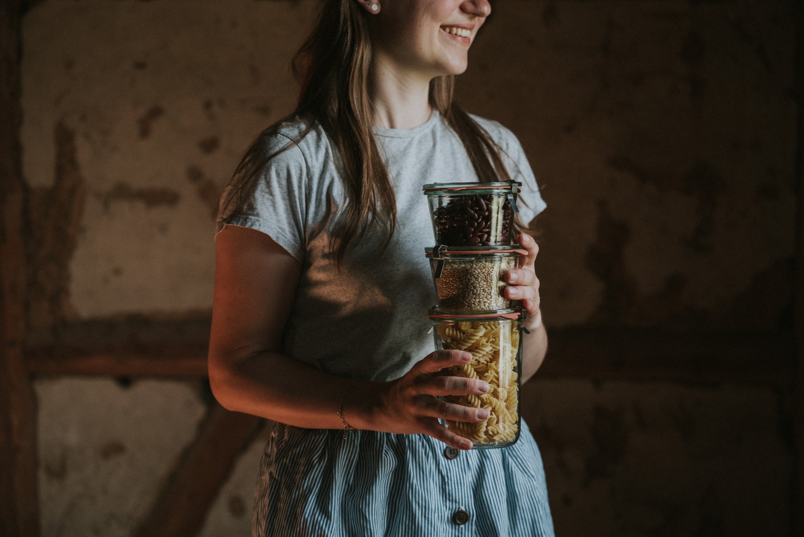 Weck Einkochglas: 850 ml mit Deckel