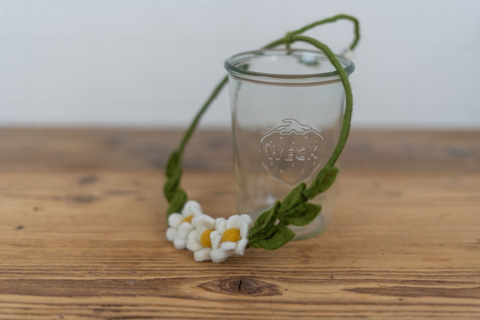 Frühlingskranz aus Filz