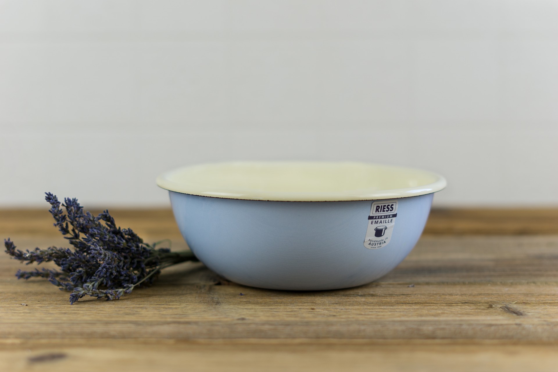 Schüssel blau Schüssel von Riess Emaille blau