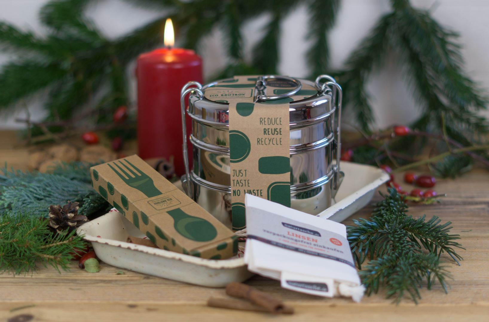 Weihnachtsgeschenk Eco Brotbox
