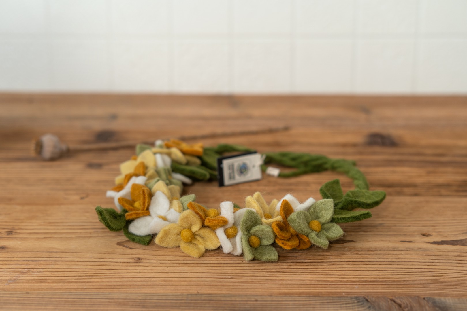 Frühlingskranz Blumen gelb
