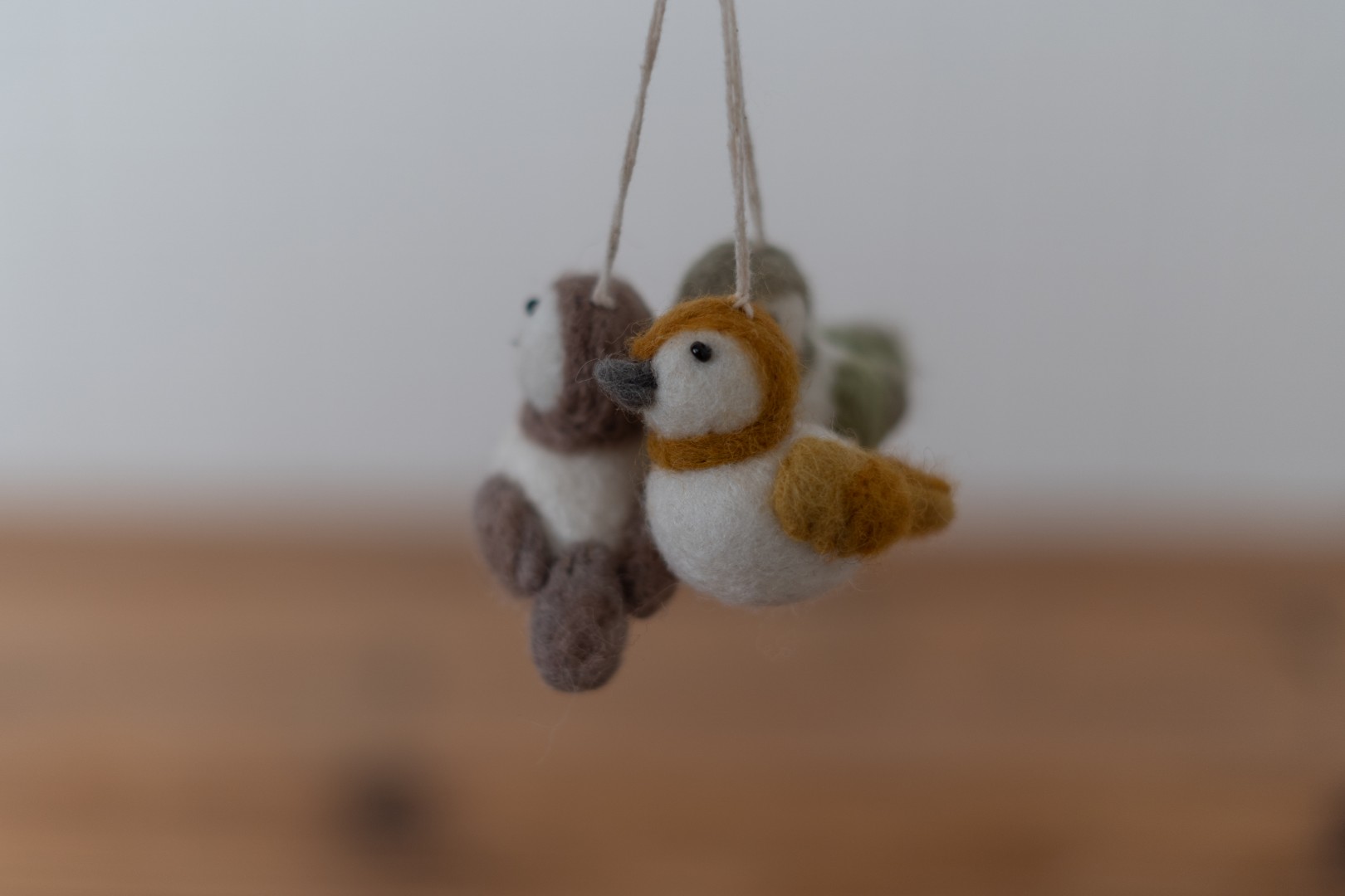 Vögel aus Filz