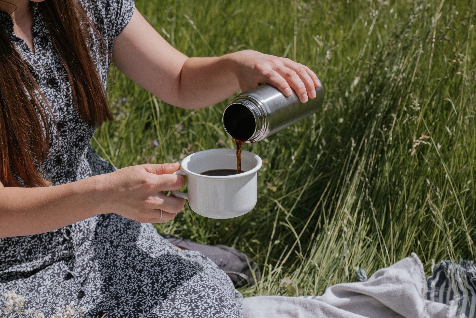 Geschirr für Picknick