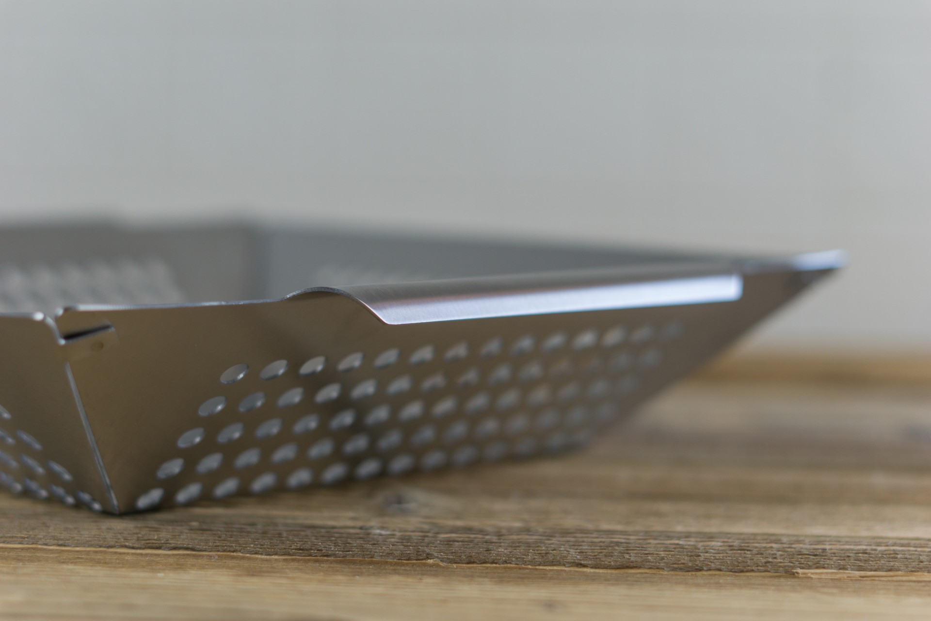 Grillschale aus Edelstahl