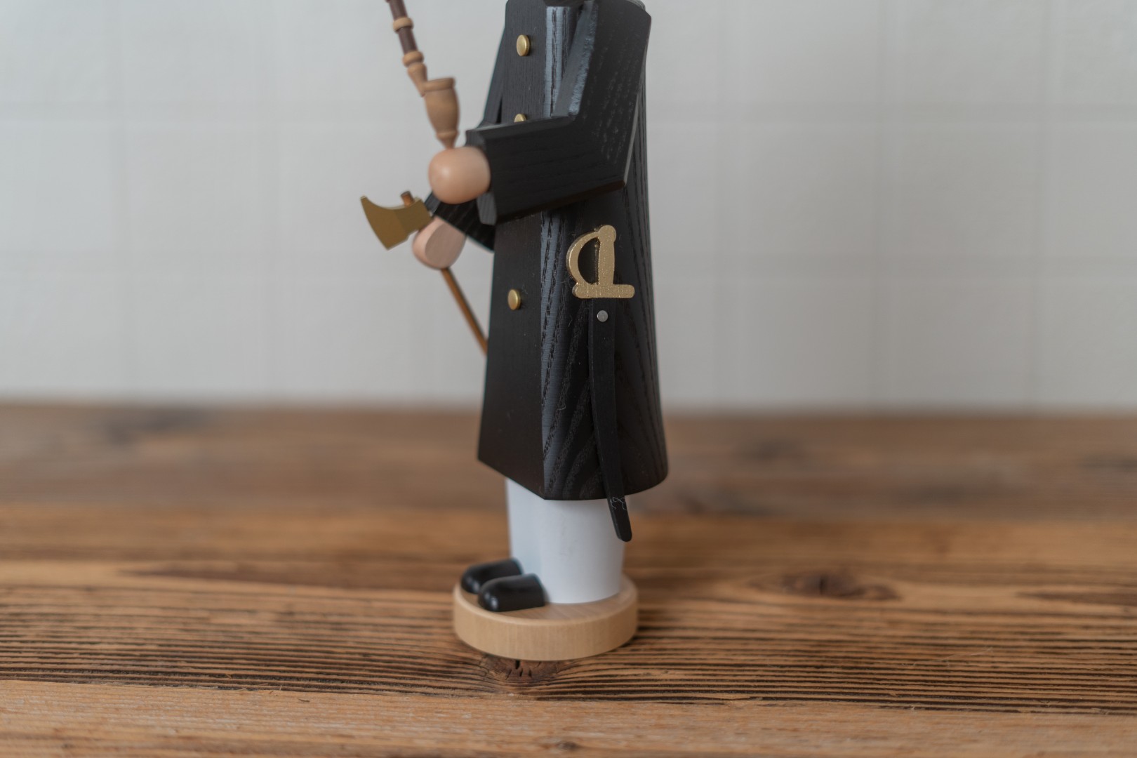 Bergmann mit Säbel Räuchermann