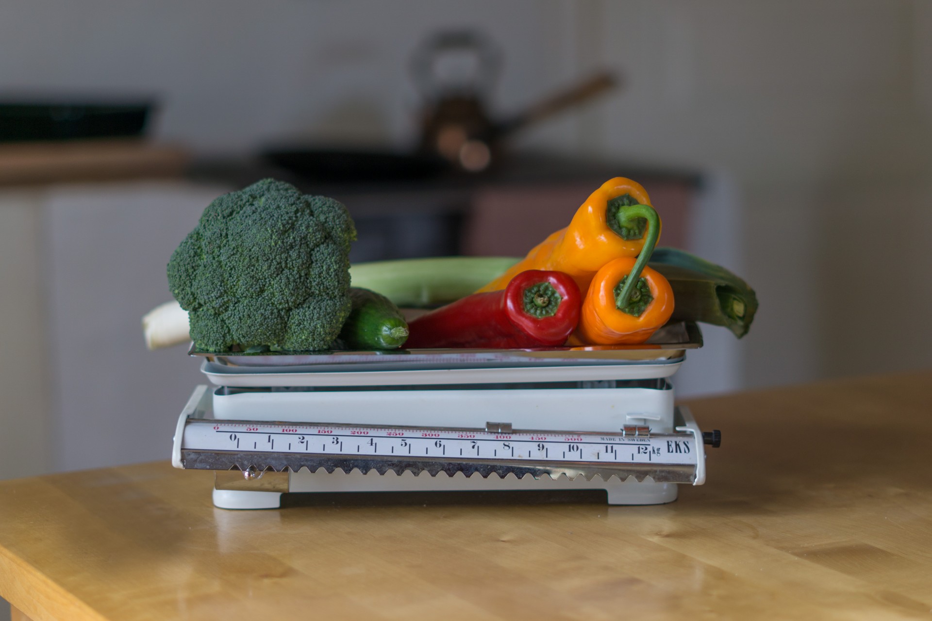 Küchenwaage antik aus Schweden