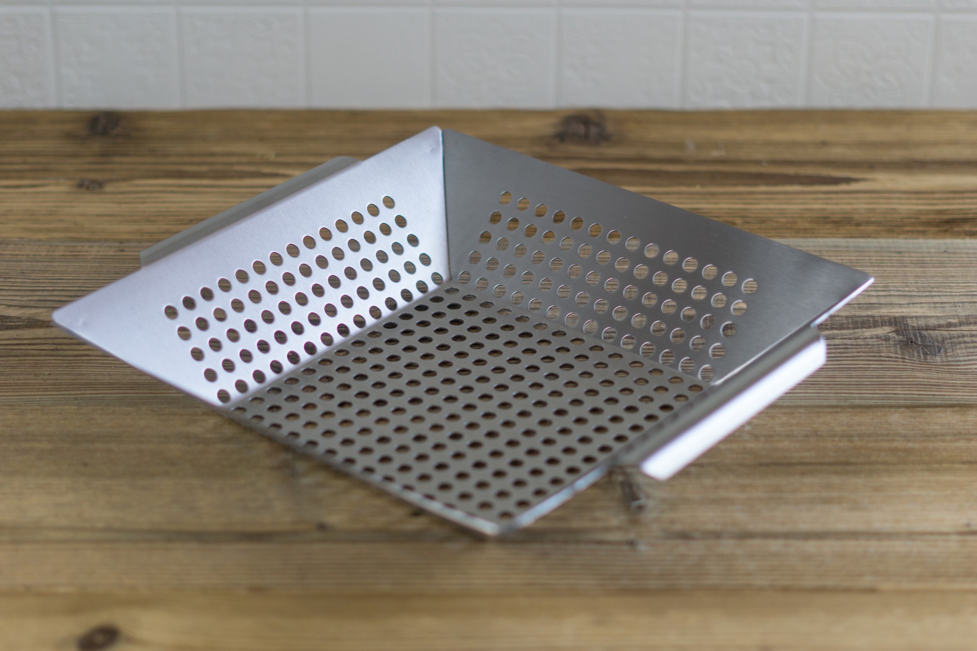 Plastikfreie Grillschale aus Edelstahl