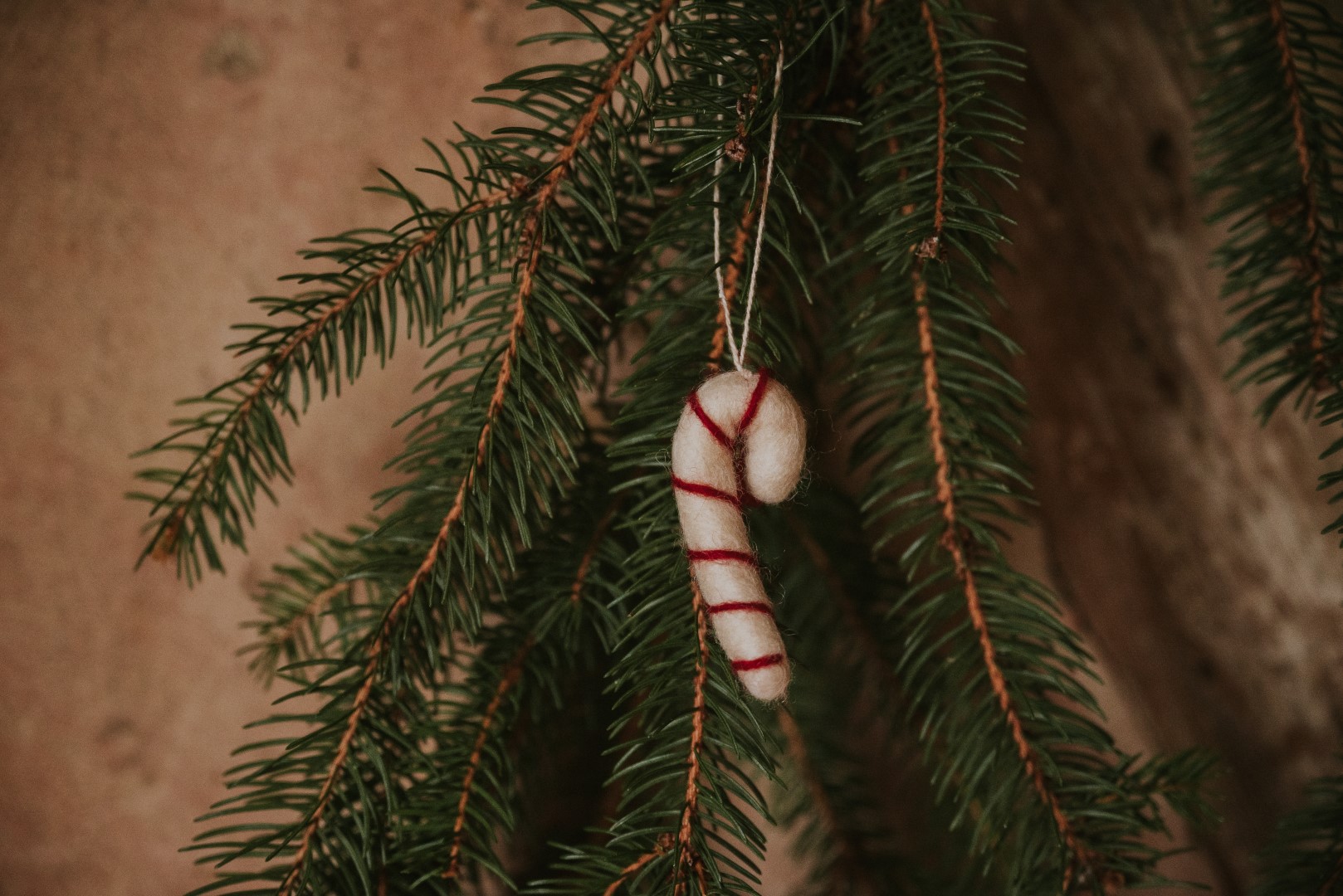 Zuckerstange aus Filz